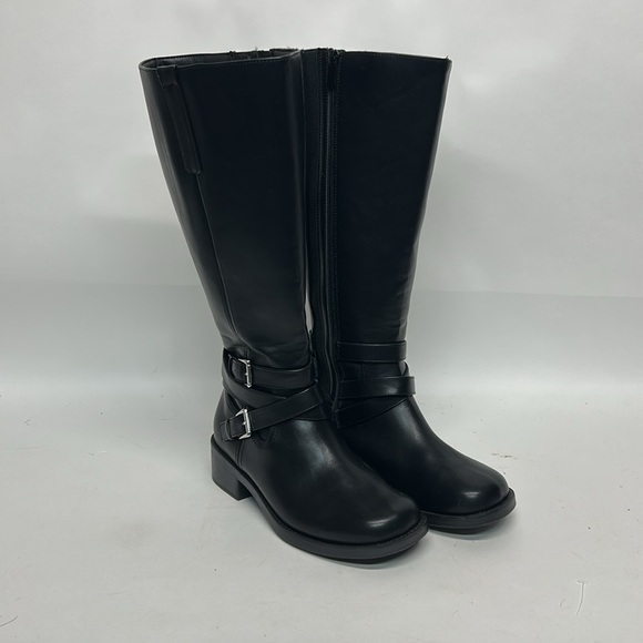 torrid Shoes - Elegant Black Knee-High Women's Boots moto knee boot (WW) torrid 8.5WW